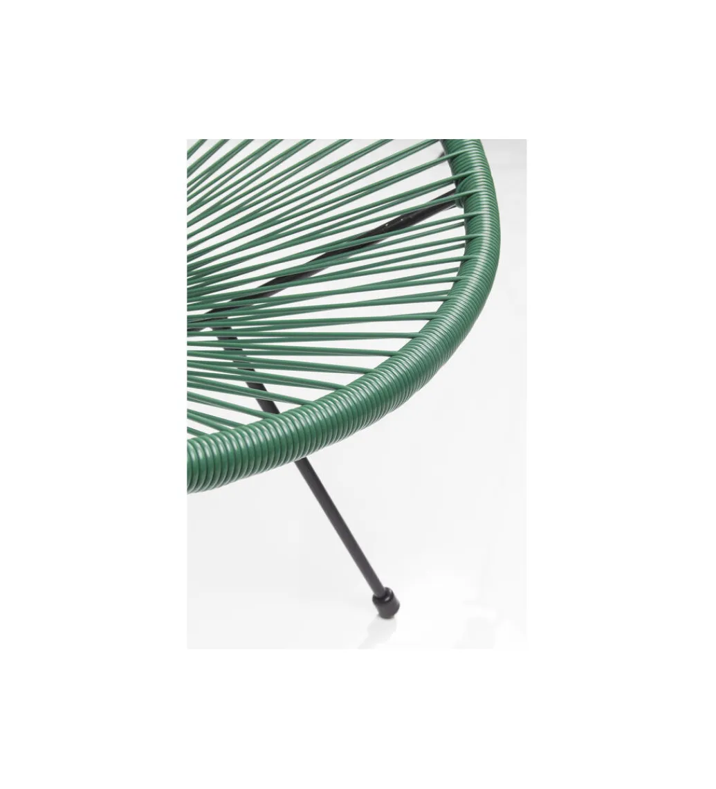 KARE Fotel ACAPULCO 85 cm zielony