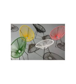 KARE Fotel ACAPULCO MONO 85 cm czarny