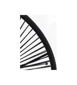 KARE Fotel ACAPULCO MONO 85 cm czarny