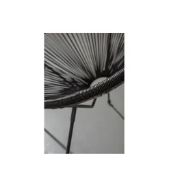 KARE Fotel ACAPULCO MONO 85 cm czarny