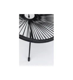 KARE Fotel ACAPULCO MONO 85 cm czarny