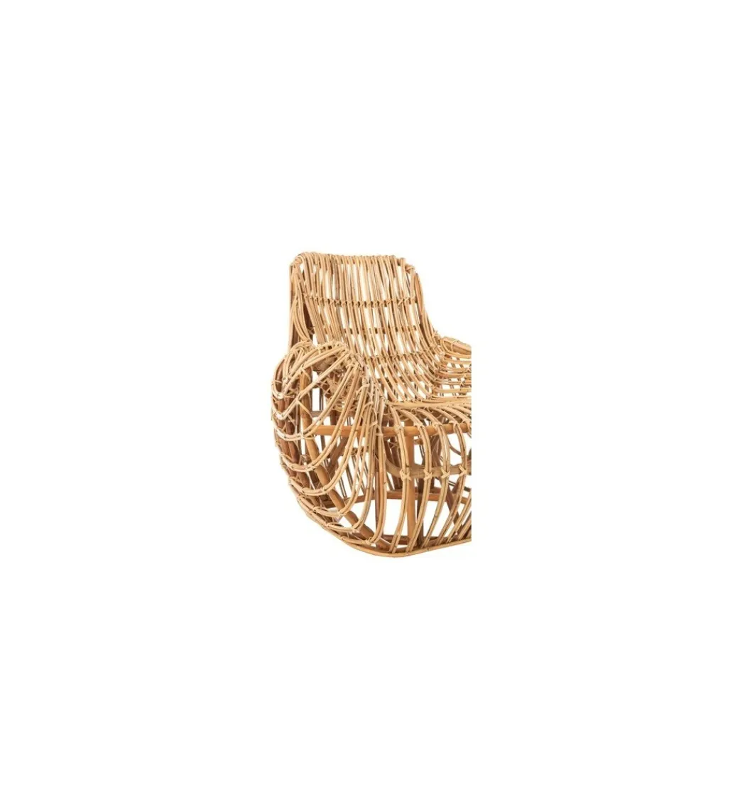 J-Line Fotel Ana Rattan Naturalny