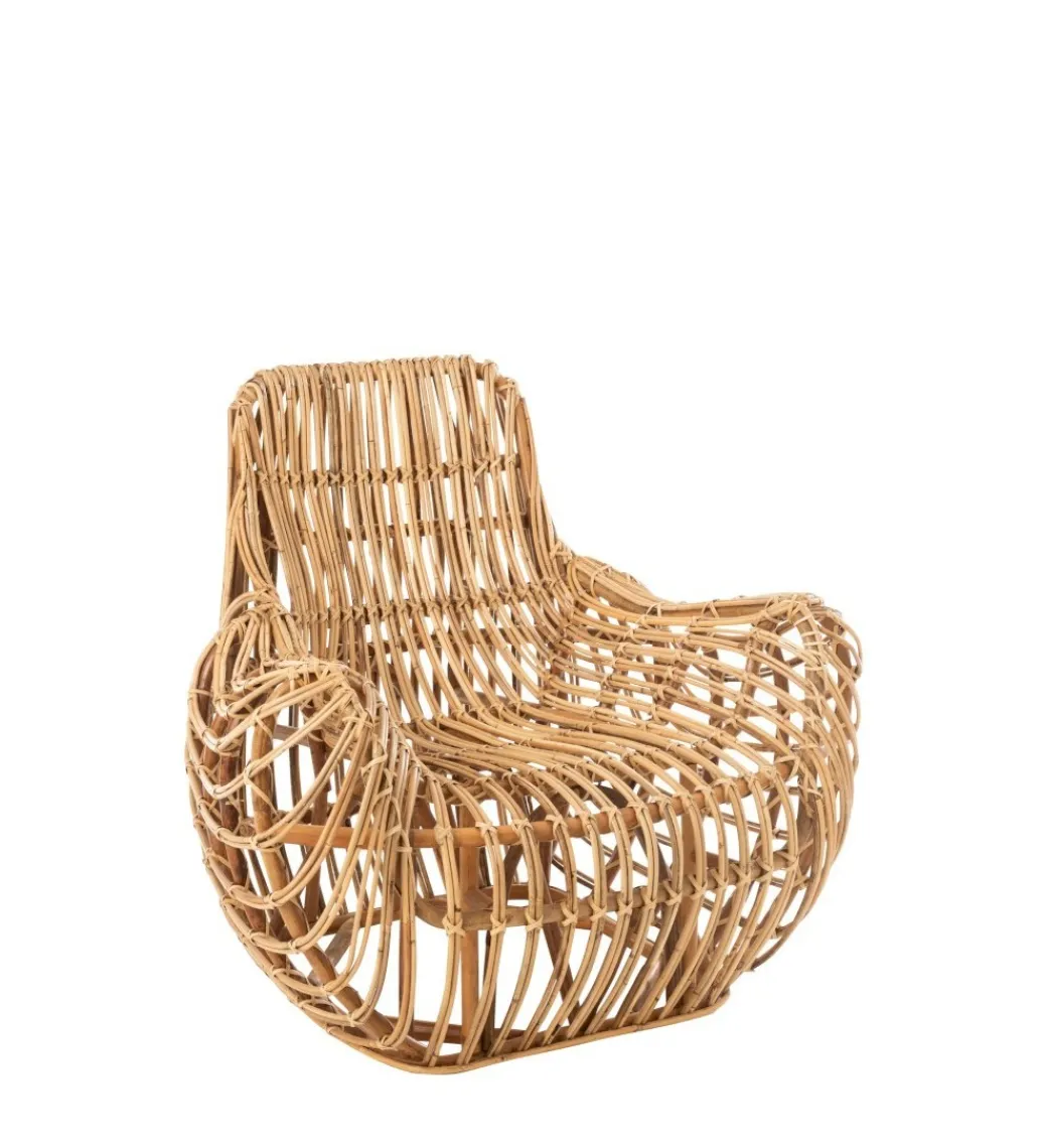 J-Line Fotel Ana Rattan Naturalny