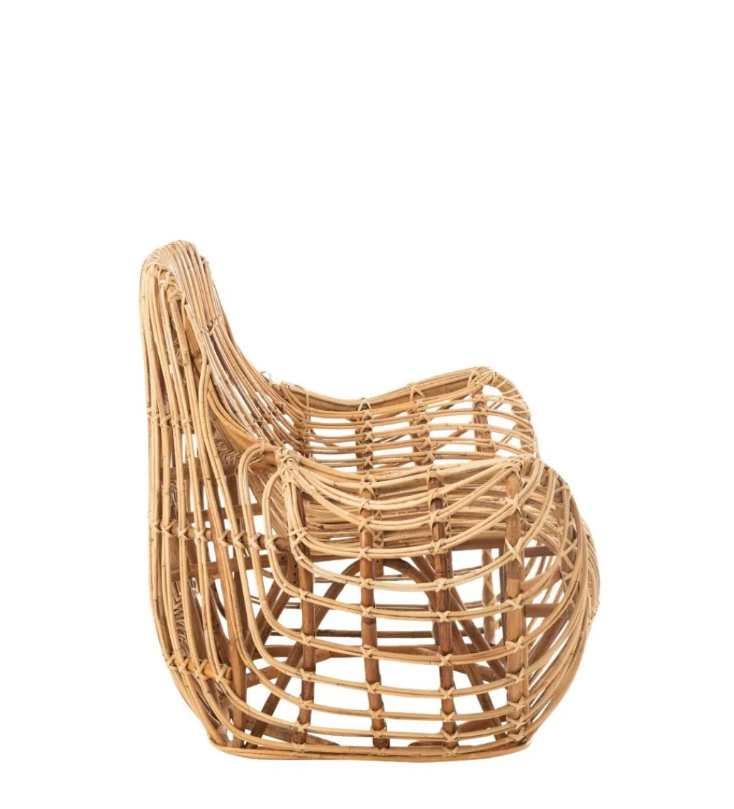 J-Line Fotel Ana Rattan Naturalny