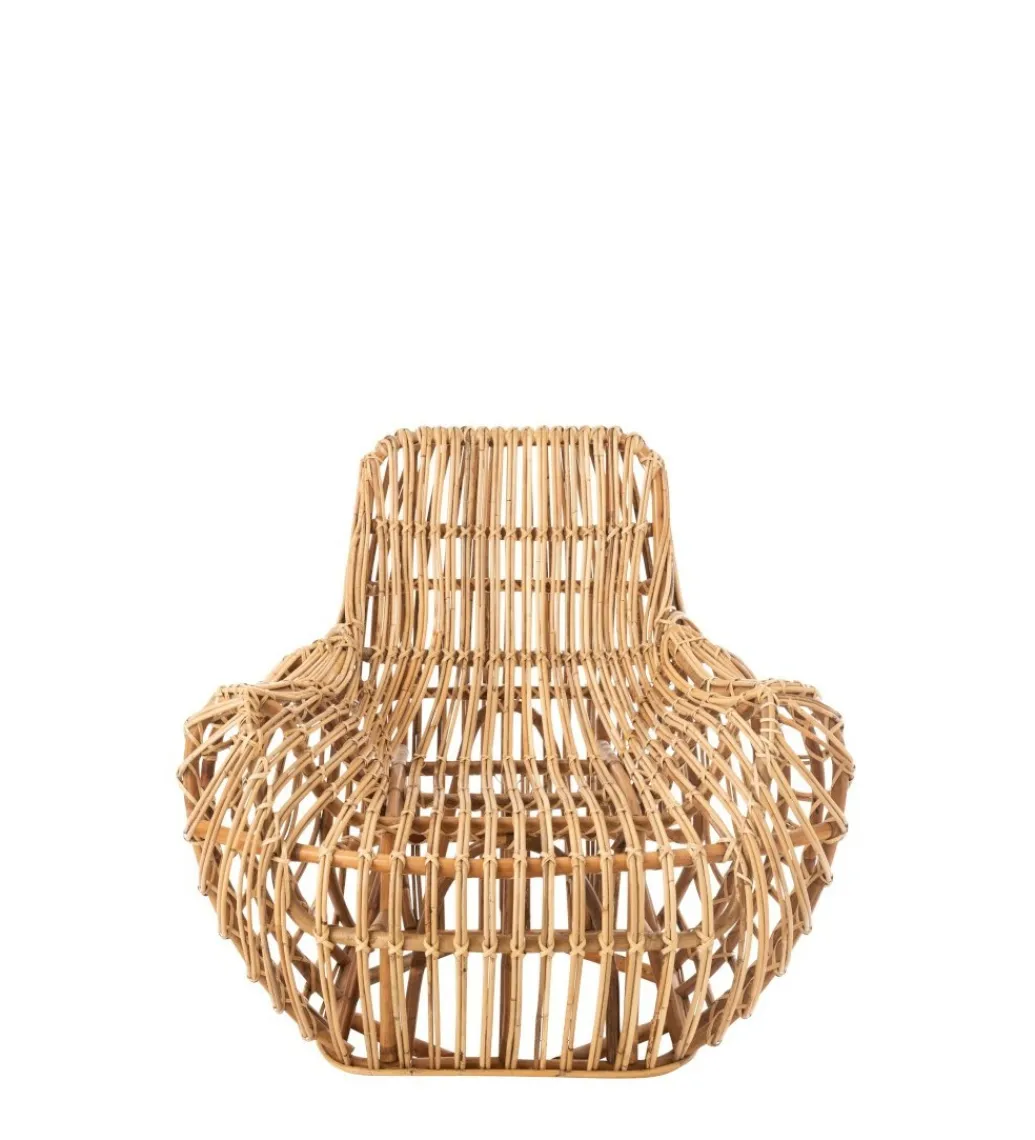 J-Line Fotel Ana Rattan Naturalny