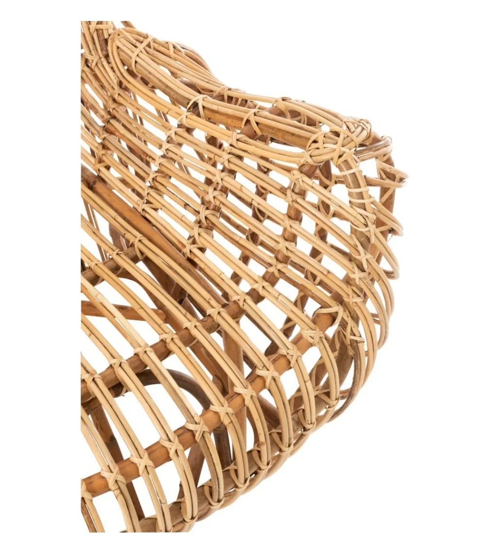 J-Line Fotel Ana Rattan Naturalny