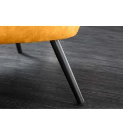 Invicta Interior Fotel ARIANA Ciemna Musztarda