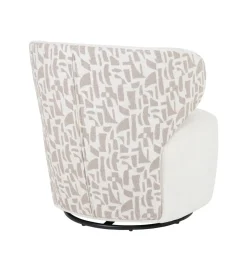 Zona-Design Fotel BITEJIDO 74 cm kremowo beżowy