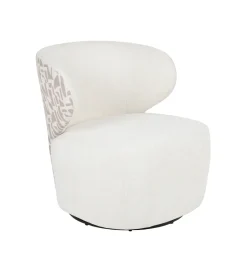 Zona-Design Fotel BITEJIDO 74 cm kremowo beżowy