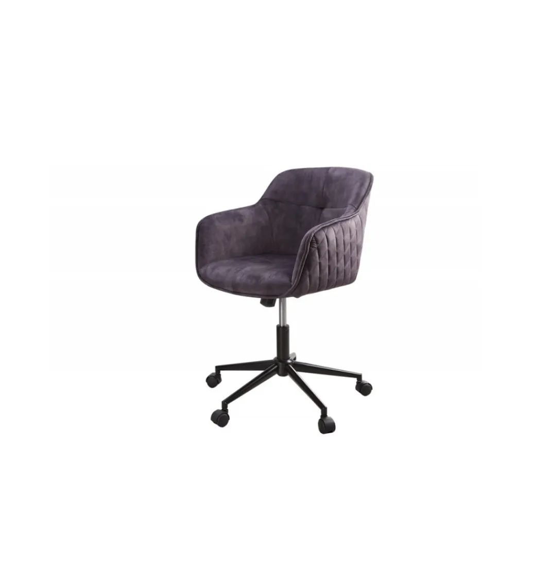 Invicta Interior Fotel biurowy Edmonton ciemnoszary