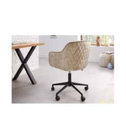 Invicta Interior Fotel biurowy Edmonton greige