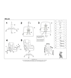 Halmar Fotel biurowy RELAX beżowy