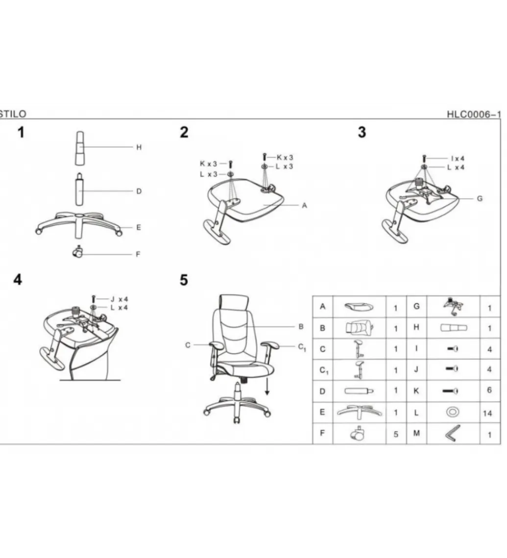 Halmar Fotel biurowy STILO 2 szary