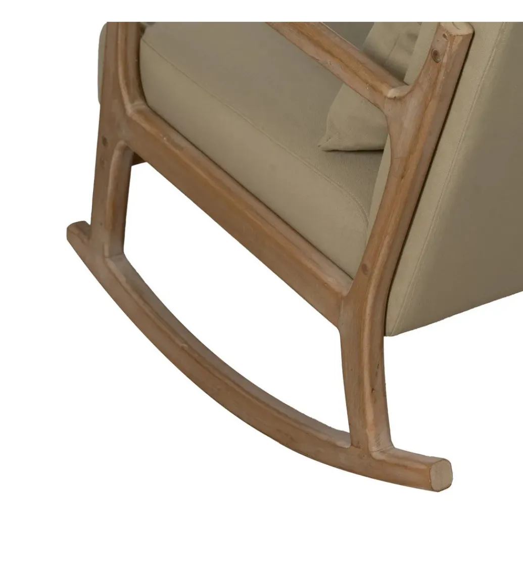 Zona-Design Fotel bujany GLIDIER 80 cm naturalny beżowy