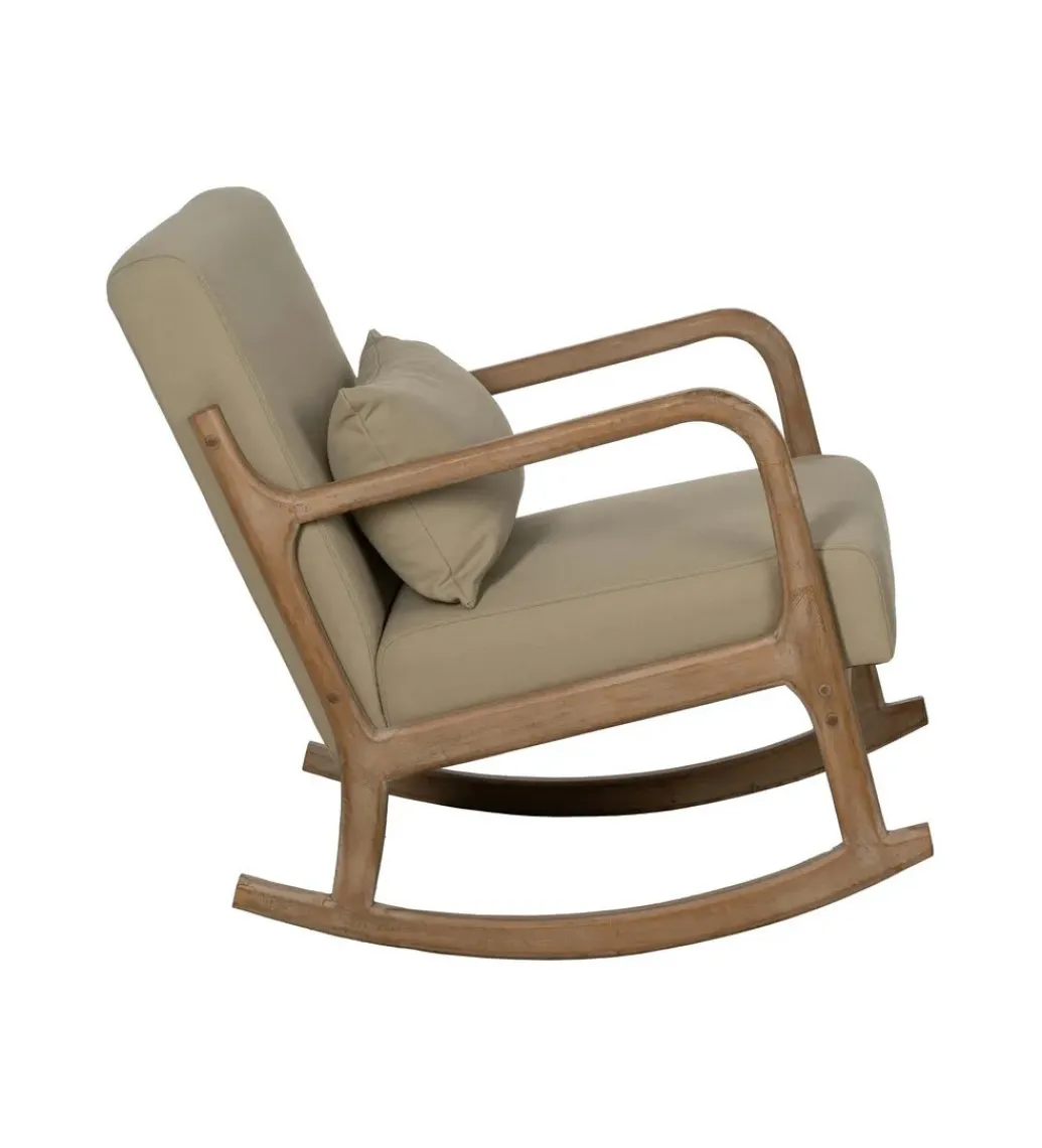 Zona-Design Fotel bujany GLIDIER 80 cm naturalny beżowy