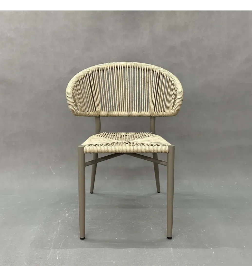 Zona-Design Fotel CAROI naturalno-szary