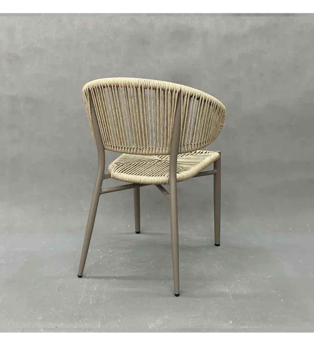 Zona-Design Fotel CAROI naturalno-szary