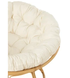J-Line Fotel CELINE 115 cm rattanowy