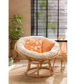 J-Line Fotel CELINE 115 cm rattanowy