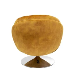 KARE Fotel COSY 86 cm bursztynowy