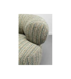 KARE Fotel COUTURE STRIPES 70 cm niebieski