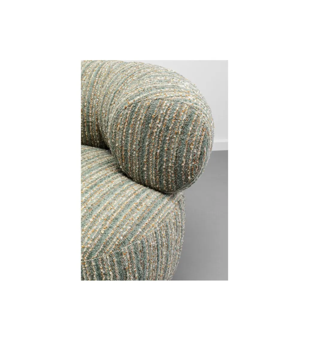 KARE Fotel COUTURE STRIPES 70 cm niebieski
