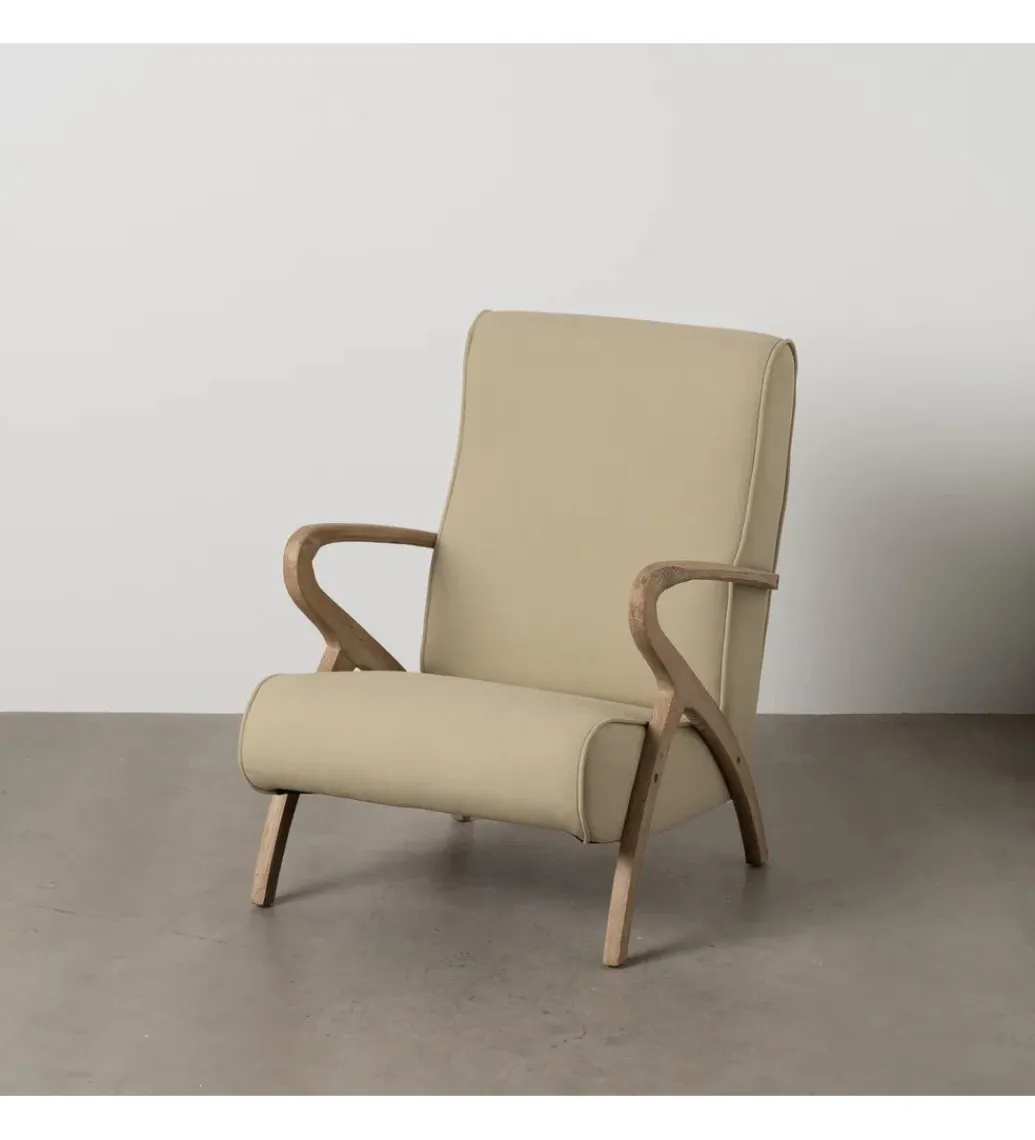 Zona-Design Fotel DEMICERO 85 cm beżowy