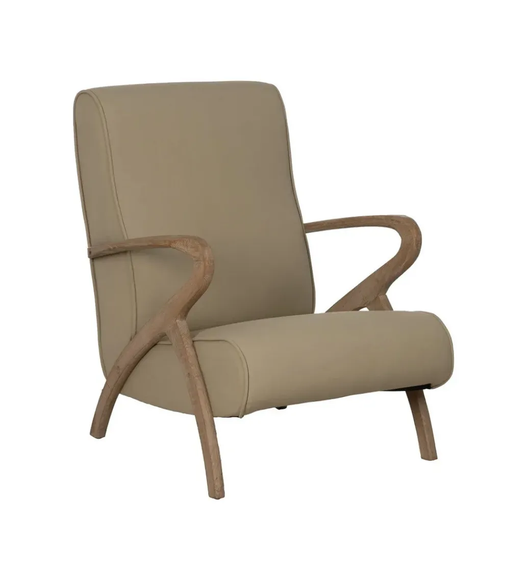 Zona-Design Fotel DEMICERO 85 cm beżowy