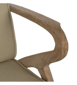Zona-Design Fotel DEMICERO 85 cm beżowy