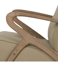 Zona-Design Fotel DEMICERO 85 cm beżowy