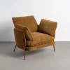 Zona-Design Fotel DEREKU 95 cm jasnobrązowy