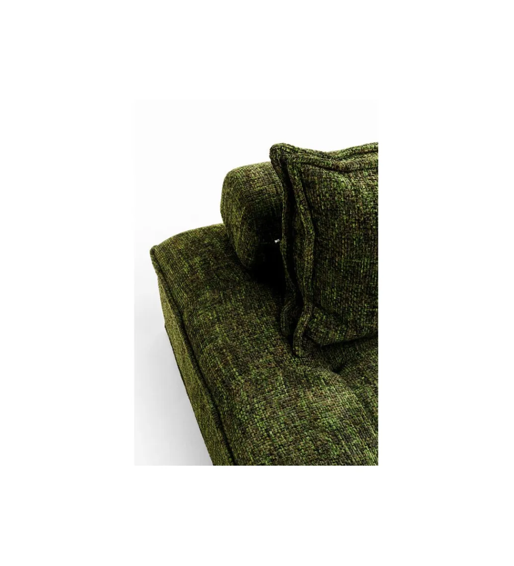 KARE Fotel ELEMENT PORTOFINO 106 cm ciemnozielony