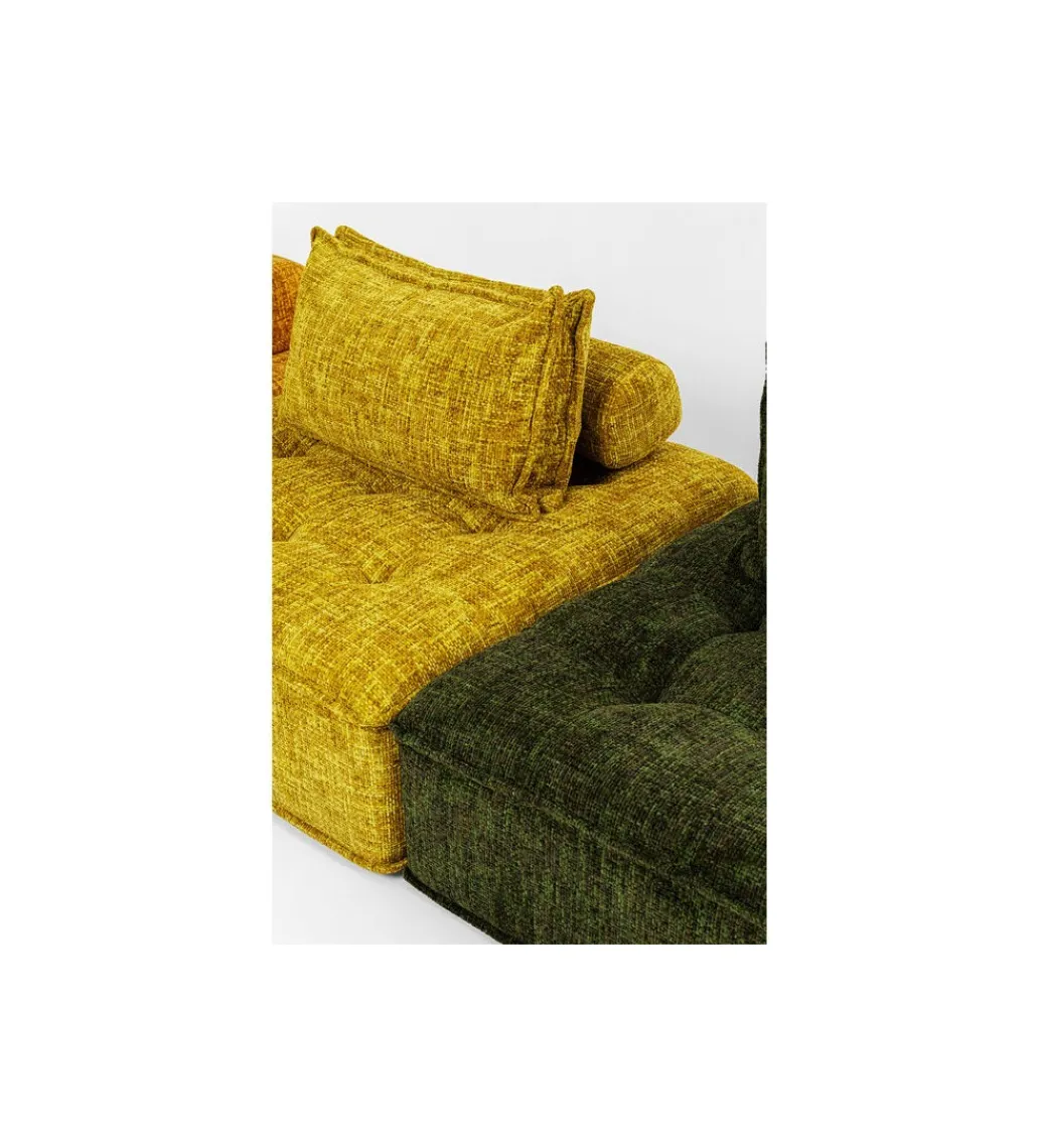 KARE Fotel ELEMENT PORTOFINO 106 cm ciemnozielony
