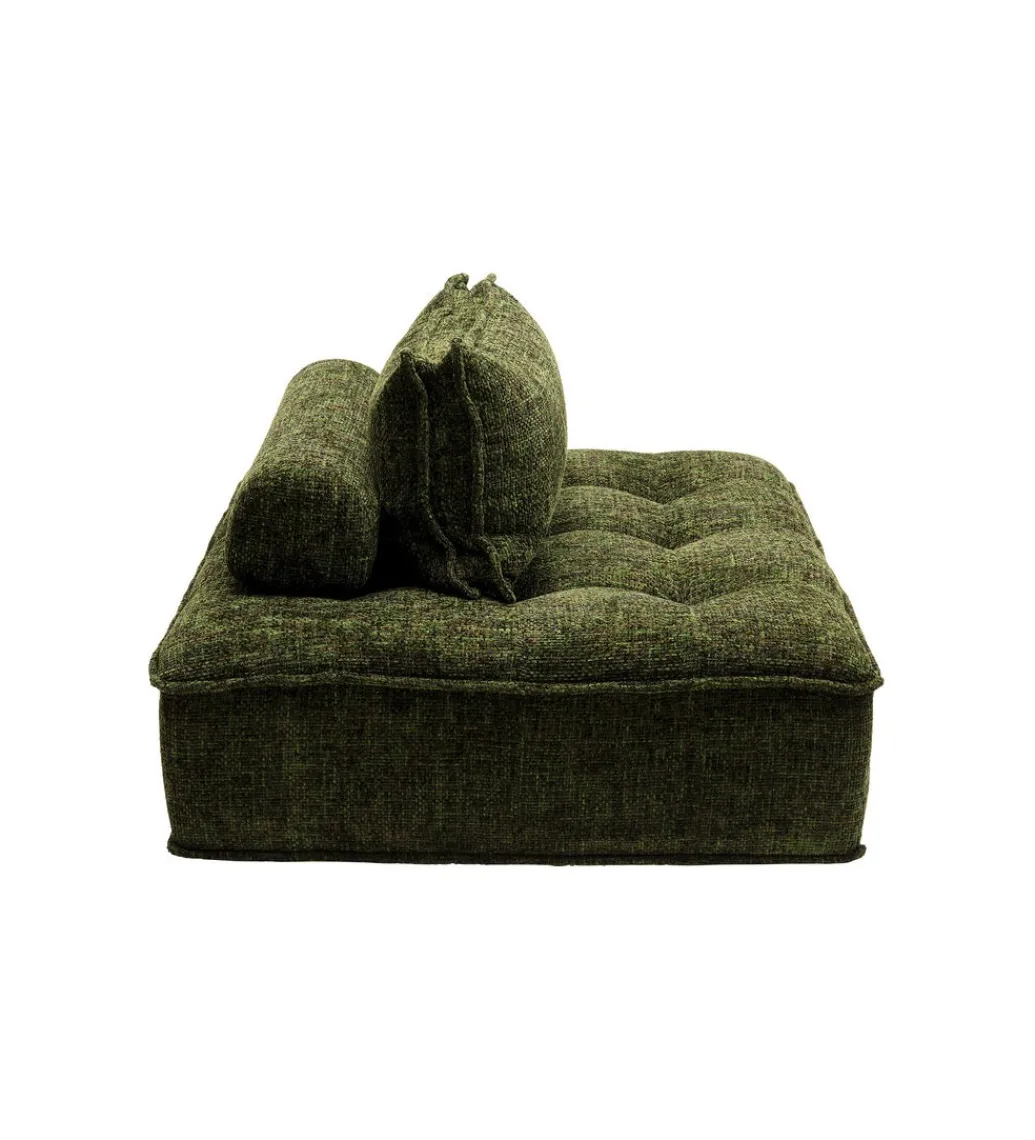 KARE Fotel ELEMENT PORTOFINO 106 cm ciemnozielony