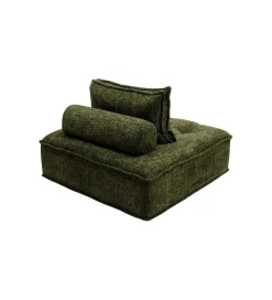KARE Fotel ELEMENT PORTOFINO 106 cm ciemnozielony
