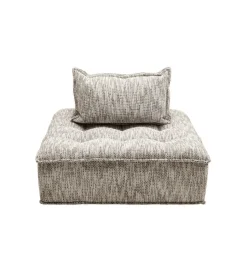 KARE Fotel ELEMENT PORTOFINO 106 cm szary