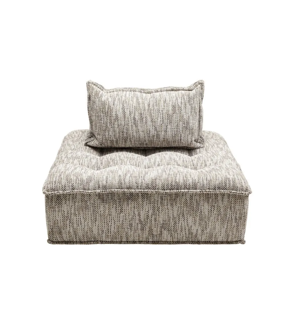 KARE Fotel ELEMENT PORTOFINO 106 cm szary