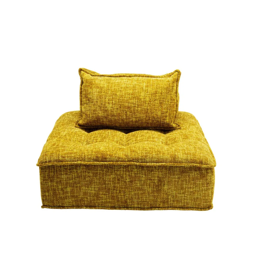 KARE Fotel ELEMENT PORTOFINO 106 cm żółty