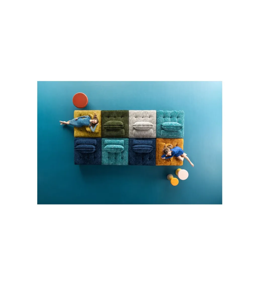 KARE Fotel ELEMENT PORTOFINO 106 cm żółty