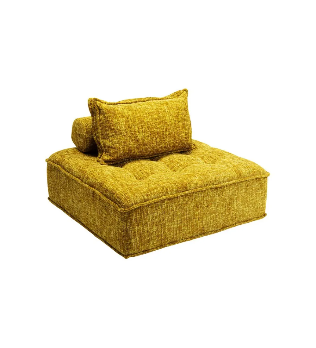 KARE Fotel ELEMENT PORTOFINO 106 cm żółty