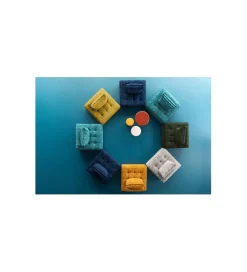 KARE Fotel ELEMENT PORTOFINO 106 cm żółty