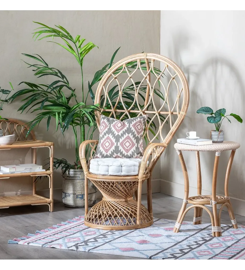 Zona-Design Fotel ENSO ratan naturalny