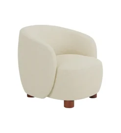 Zona-Design Fotel ESTAMPADO 62 cm kremowy