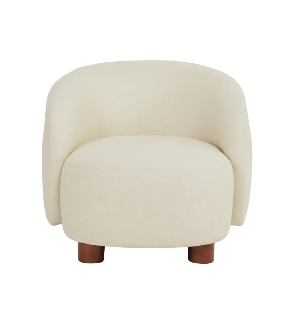 Zona-Design Fotel ESTAMPADO 62 cm kremowy