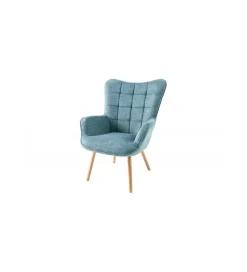 Invicta Interior Fotel HAMAR Scandinavia niebieski