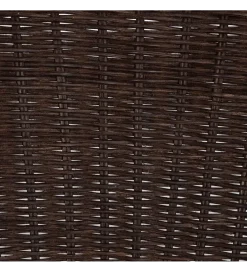 Zona-Design Fotel KERRI ratan ciemny brąz