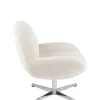 J-Line Fotel LOUNGERI 79 cm kremowe