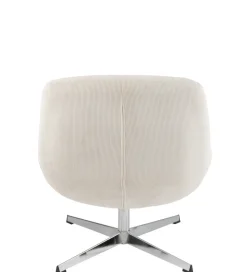 J-Line Fotel LOUNGERI 79 cm kremowe