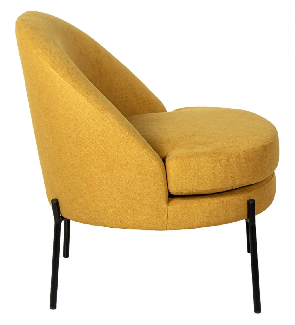 Exclusivas Fotel MESTERO 78 cm musztardowy
