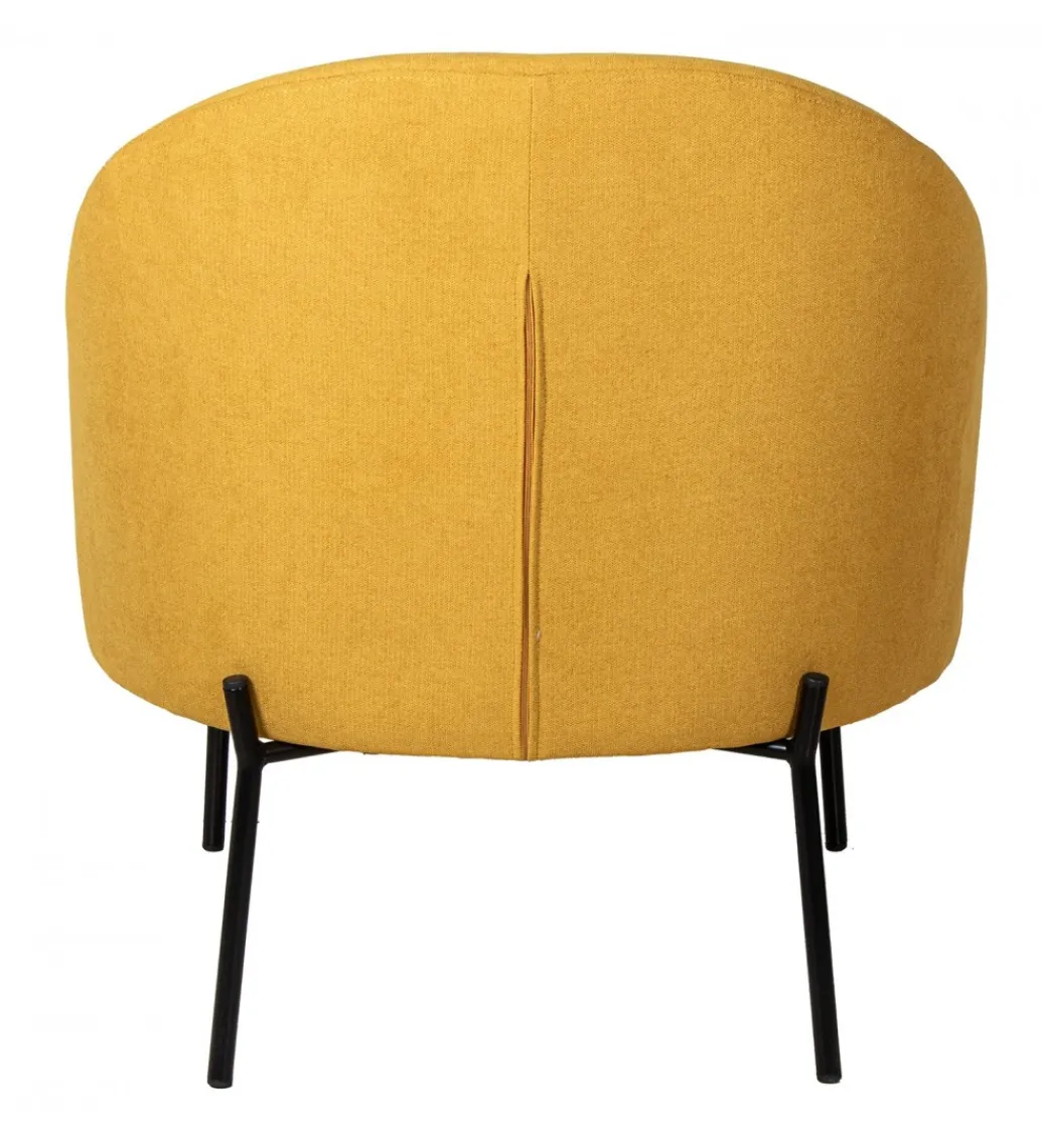 Exclusivas Fotel MESTERO 78 cm musztardowy